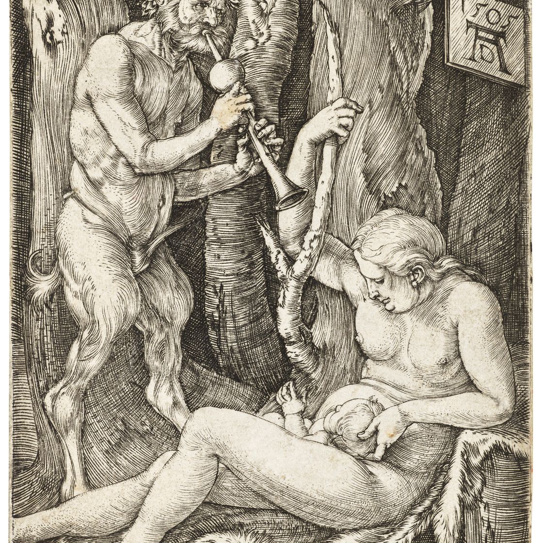 Albrecht Dürer — Семья Сатиров