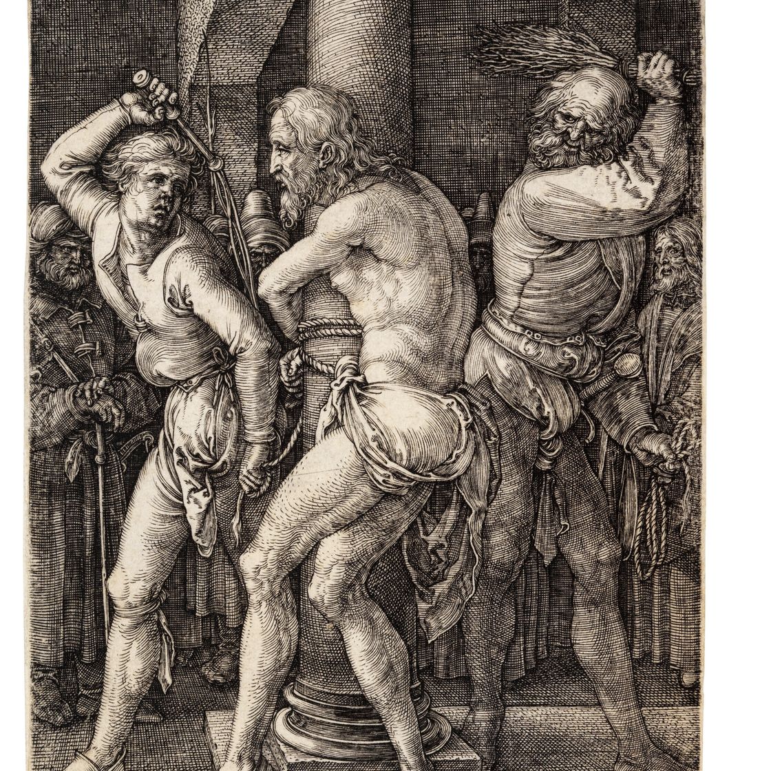 Albrecht Dürer — Бичевание, от: Выгравированная страсть