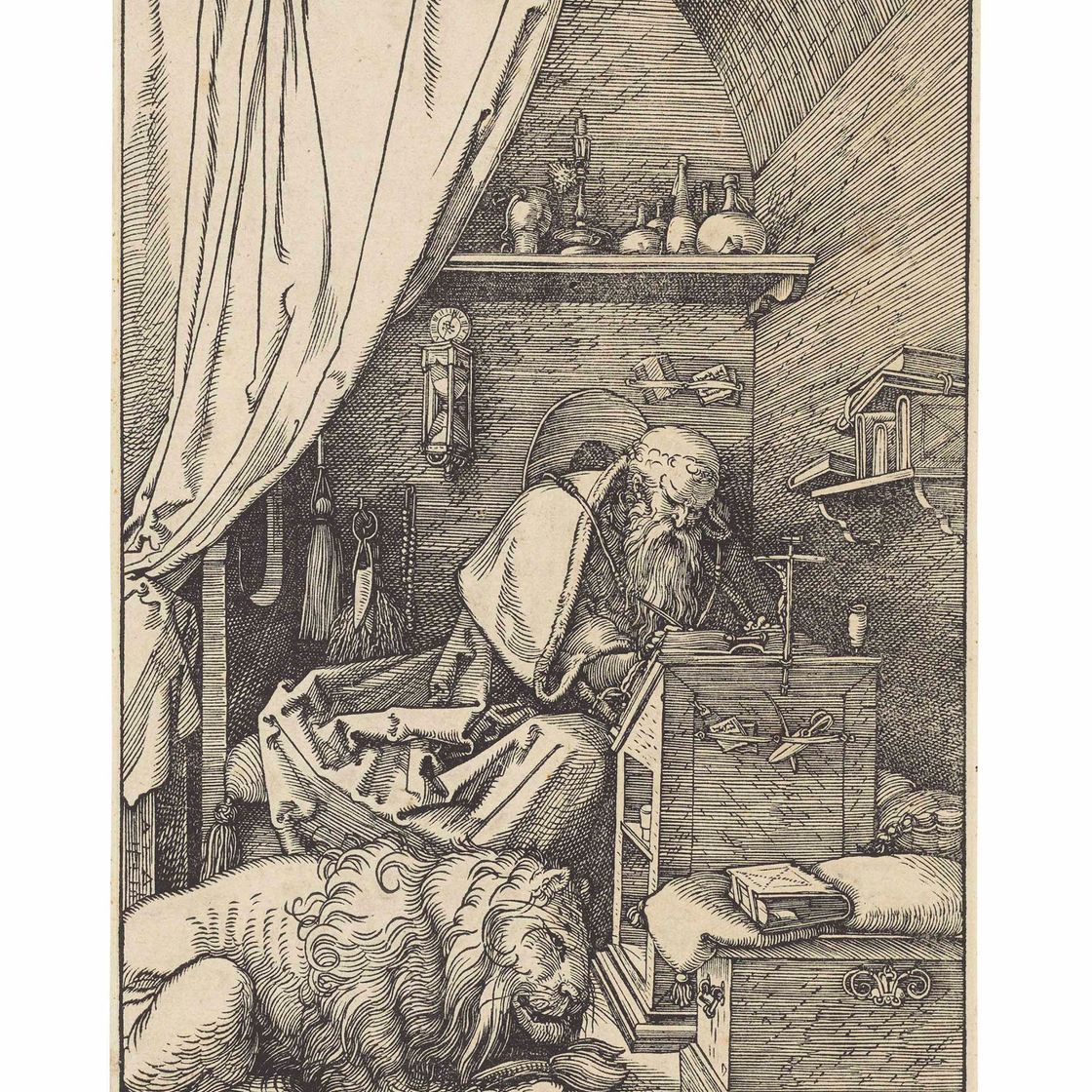 Albrecht Dürer — Святой Иероним в своем кабинете