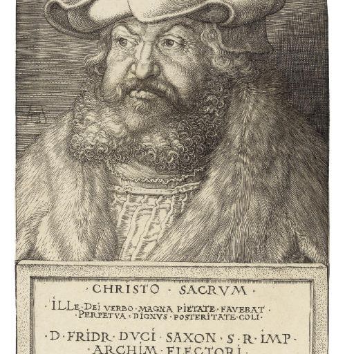 Albrecht Dürer — Фридрих Мудрый, курфюрст Саксонский (р. 104; М., гл. 102; С.М.С. 98)