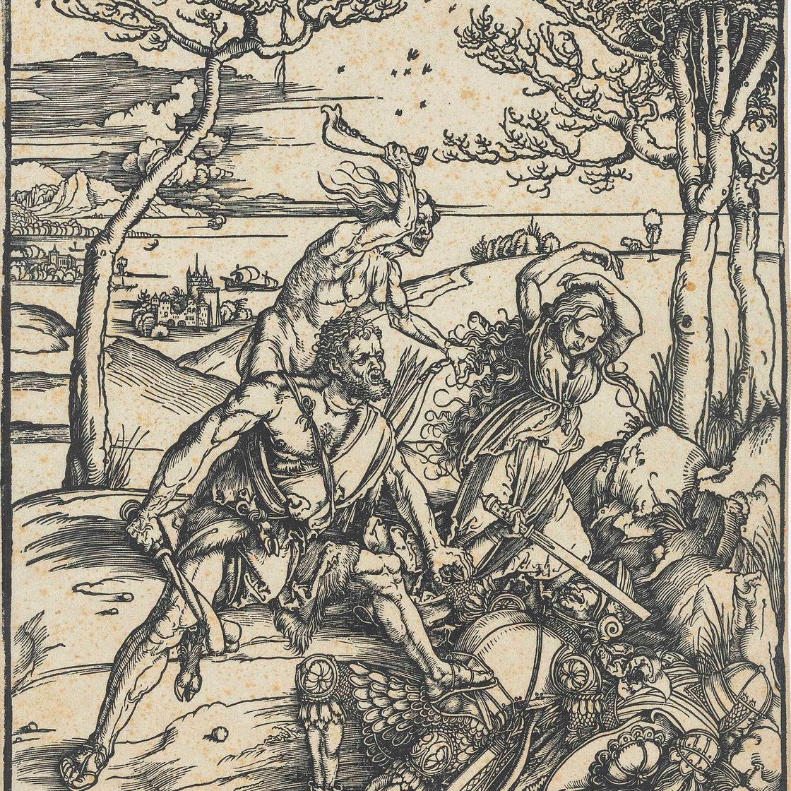 Albrecht Dürer — Геракл убивает Какуса