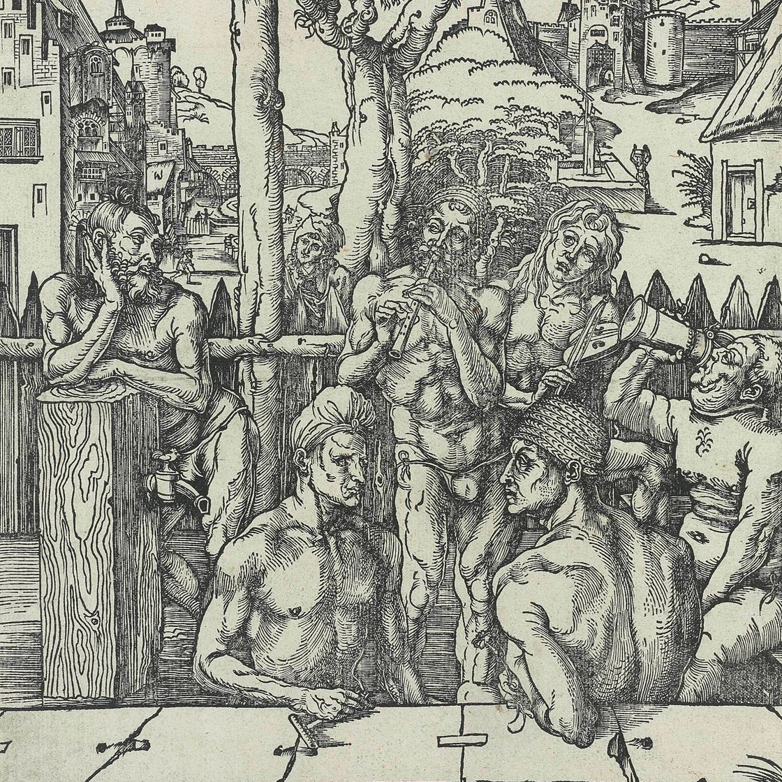 Albrecht Dürer — Баня (B. 128; M. 266; S.M.S. 107)