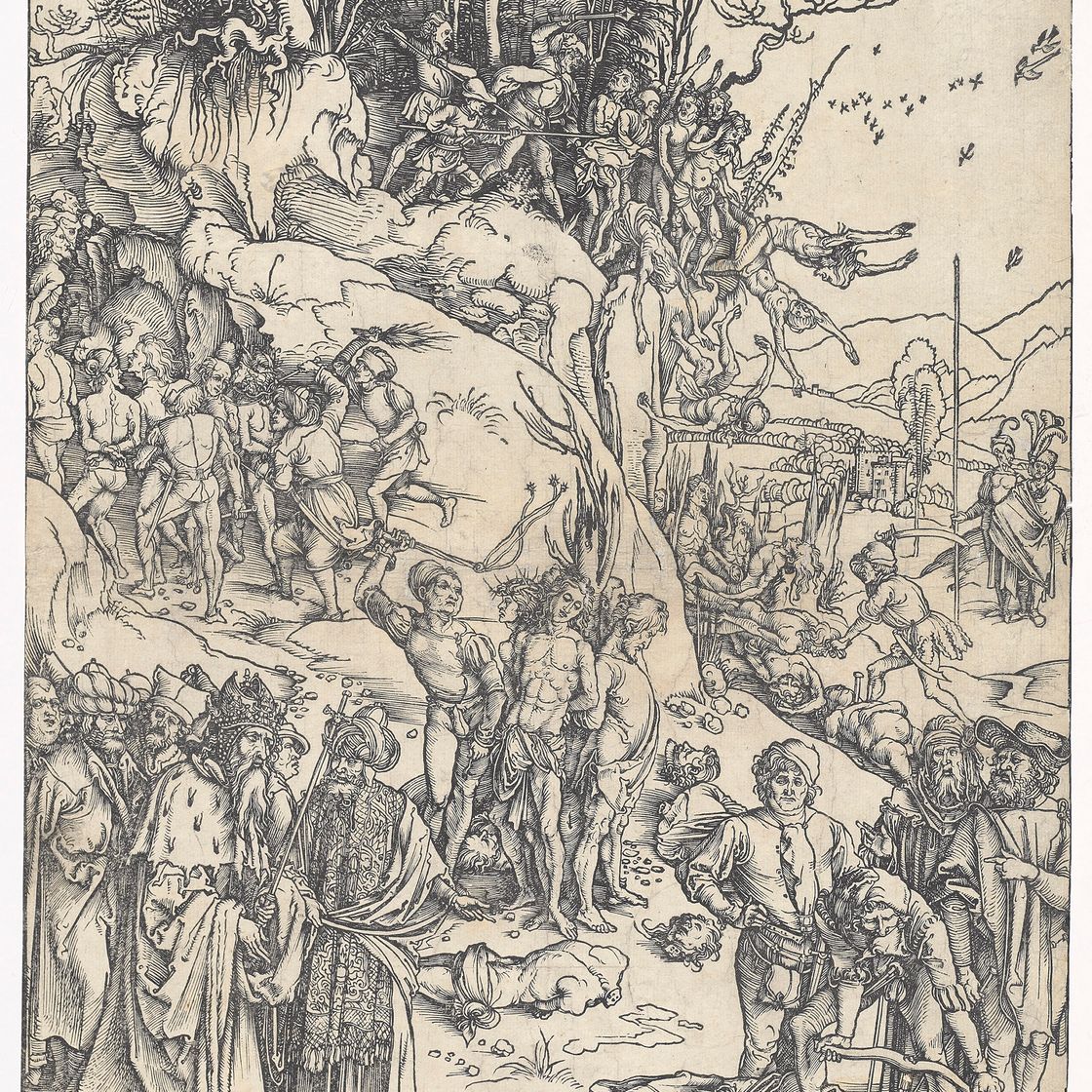 Albrecht Dürer — Мученическая смерть Десяти тысяч, изображение 1