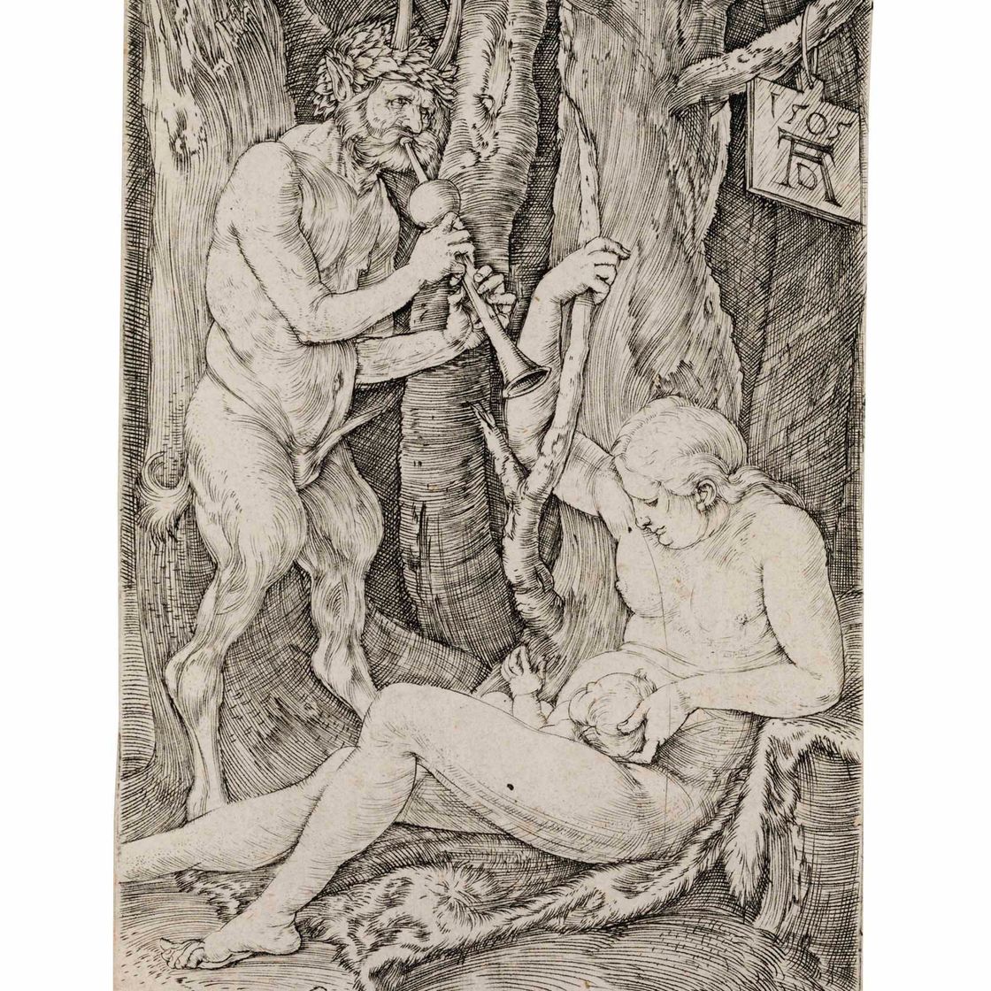 Albrecht Dürer — Семья сатира