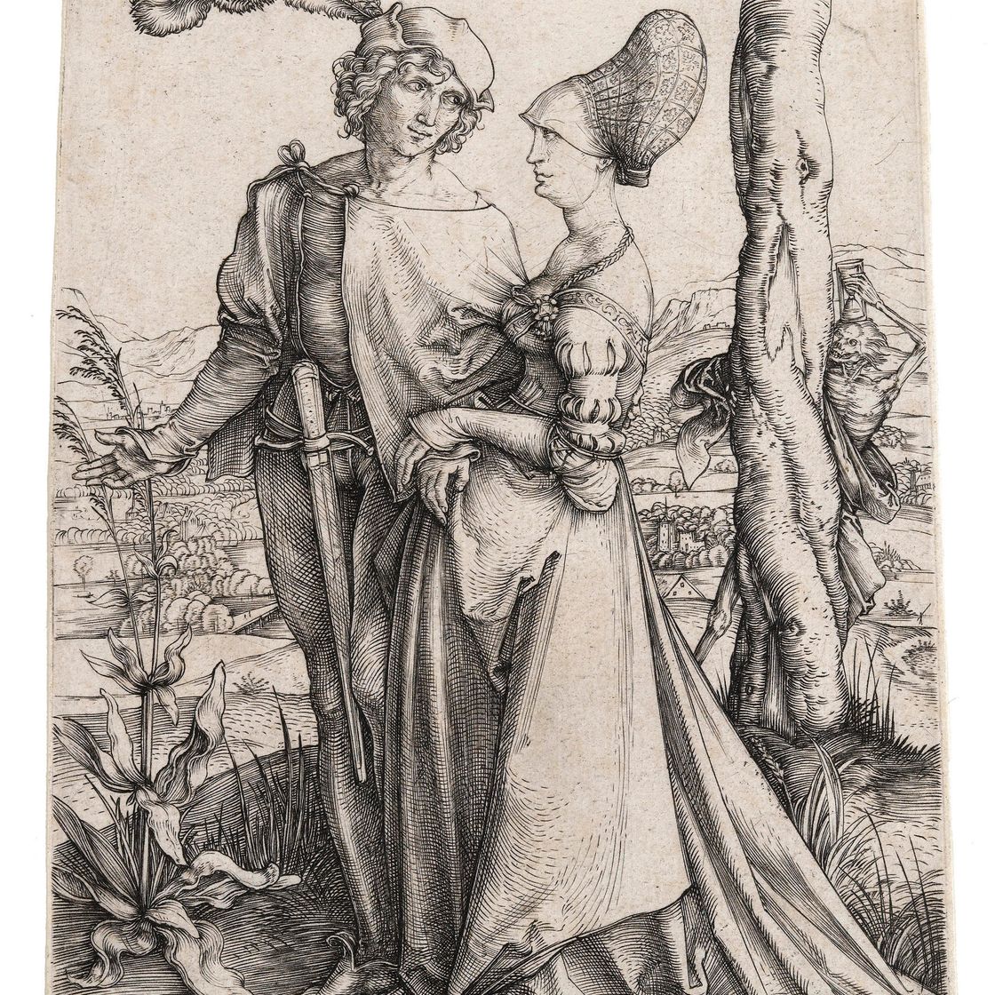 Albrecht Dürer — Променад ("Пара влюбленных и смерть")
