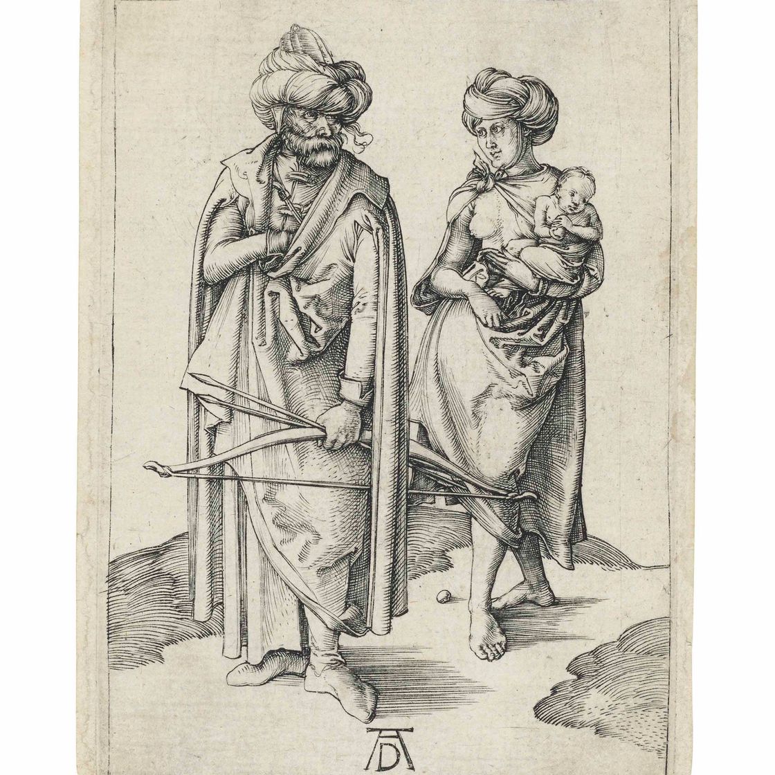Albrecht Dürer — Турецкая семья