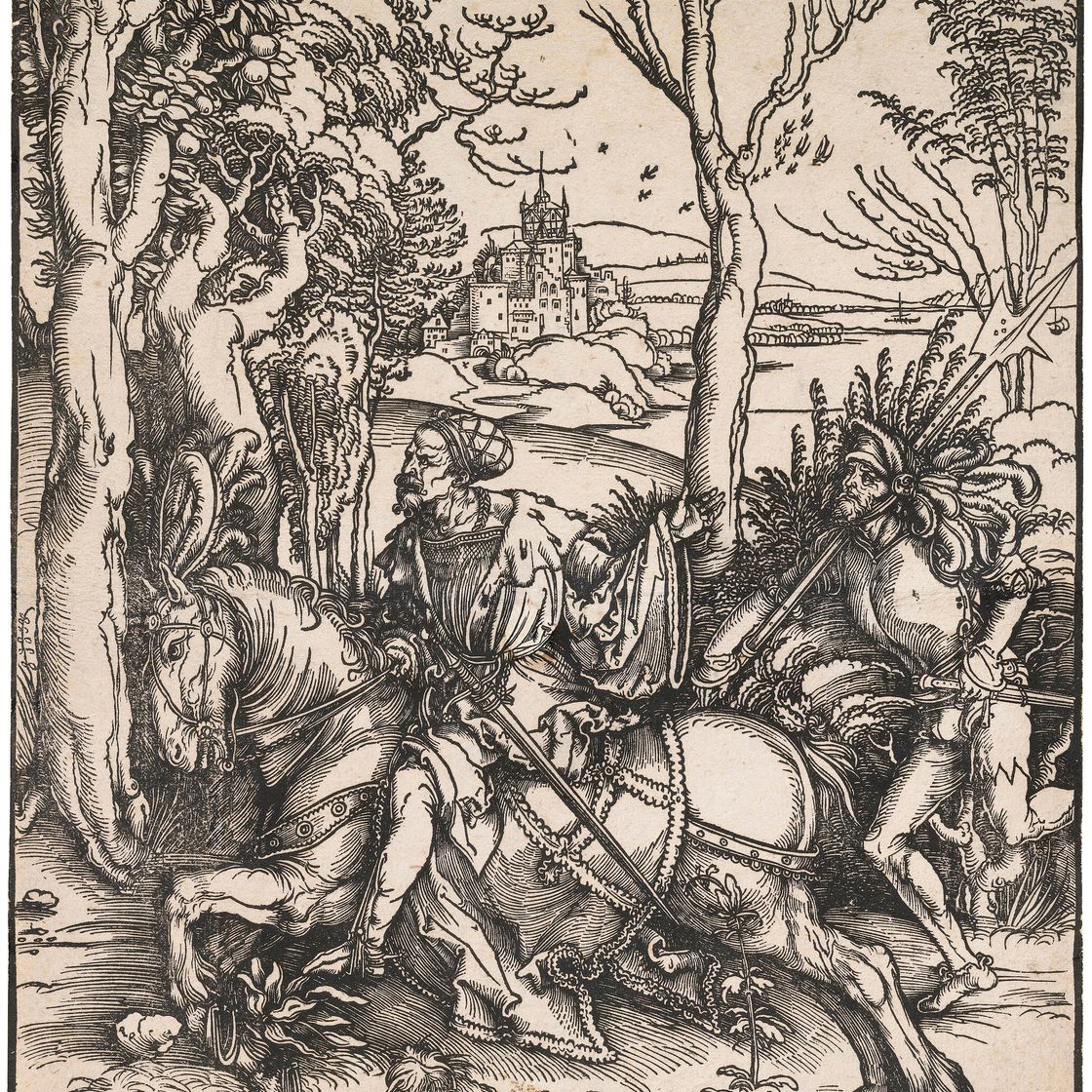 Albrecht Dürer — Рыцарь и Ланскене