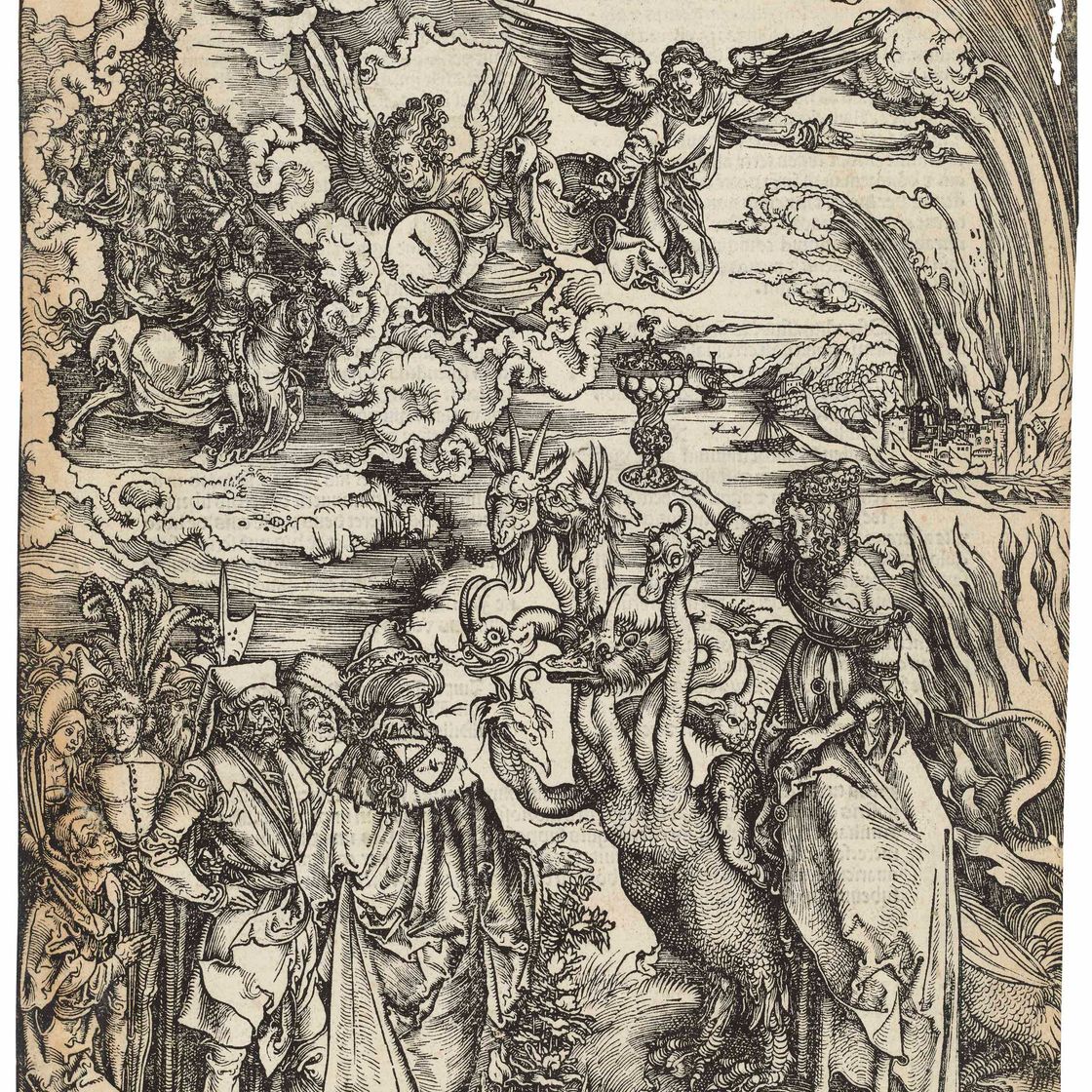 Albrecht Dürer — Вавилонская блудница, из фильма "Апокалипсис", изображение 1