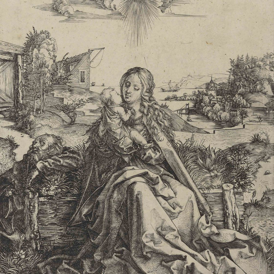 Albrecht Dürer — Святое семейство с бабочкой (Барч, 44 года; Медер, Холстейн, 42 года; Шох, Менде и Шербаум по 2)