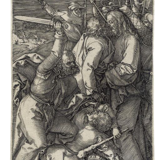 Albrecht Dürer — Предательство Христа из "Страстей господних" (ч., М., Зал 5, С.М.С. 47)