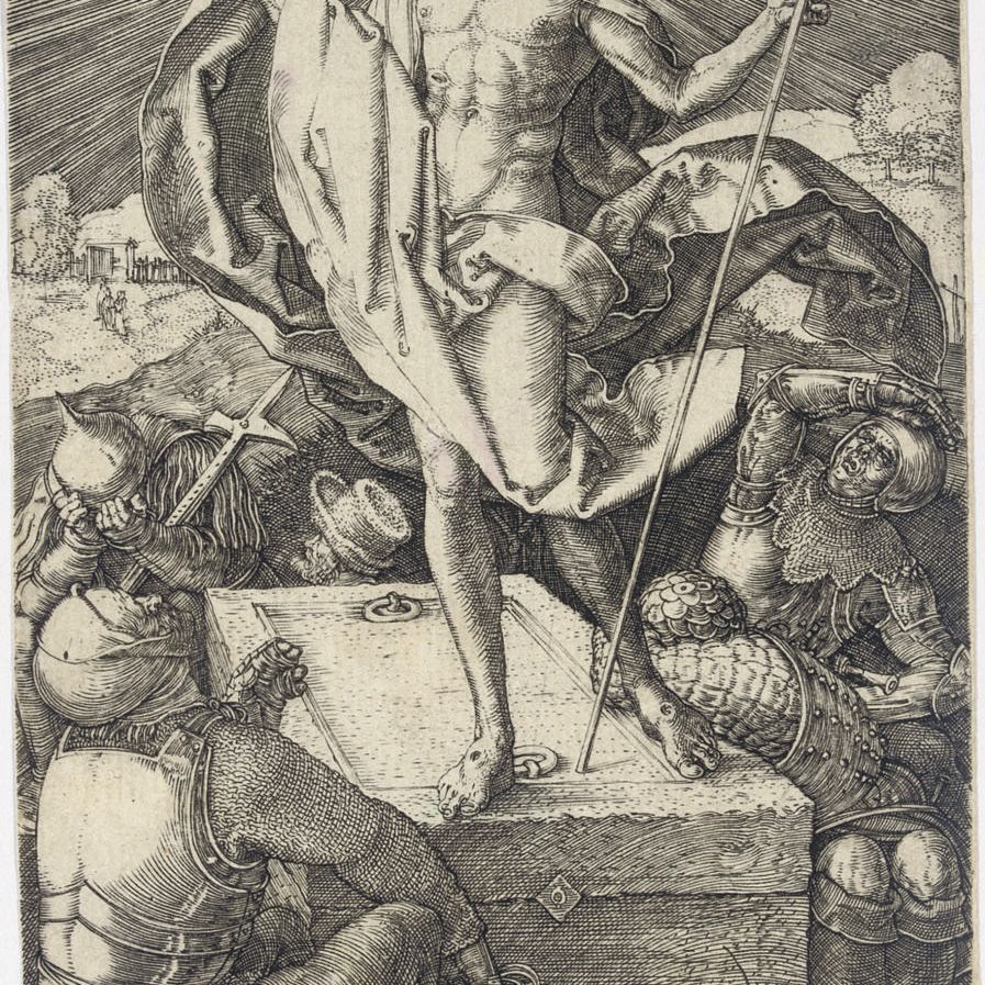 Albrecht Dürer — Воскресение из мертвых, из "Страстей господних" (Б., М., Зал. 17; С.М.С. 58)