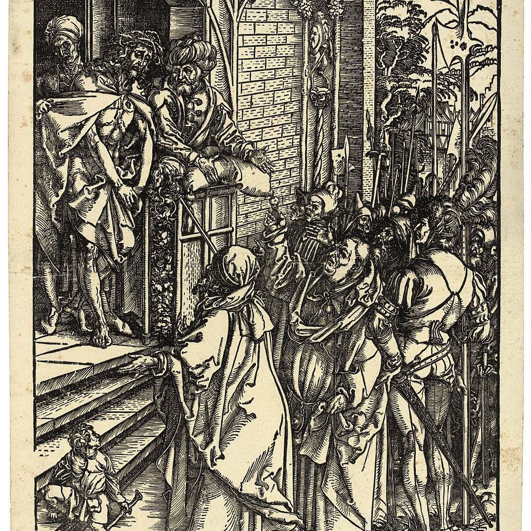 Albrecht Dürer — Ecce Homo, из "Большой страсти" (Барч, 9; Медер, Холстейн, 118)