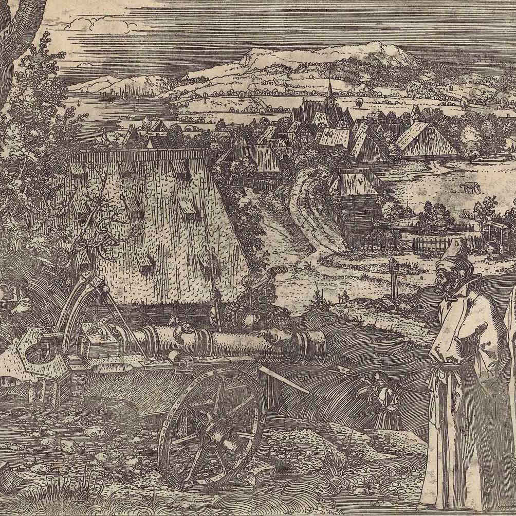 Albrecht Dürer — Пейзаж с каноном