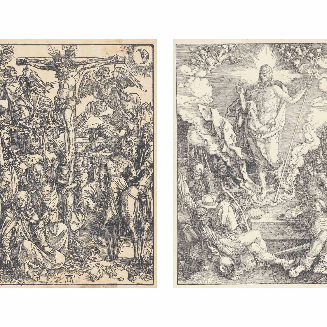 Albrecht Dürer — Воскресение из мертвых, из книги "Великая страсть"