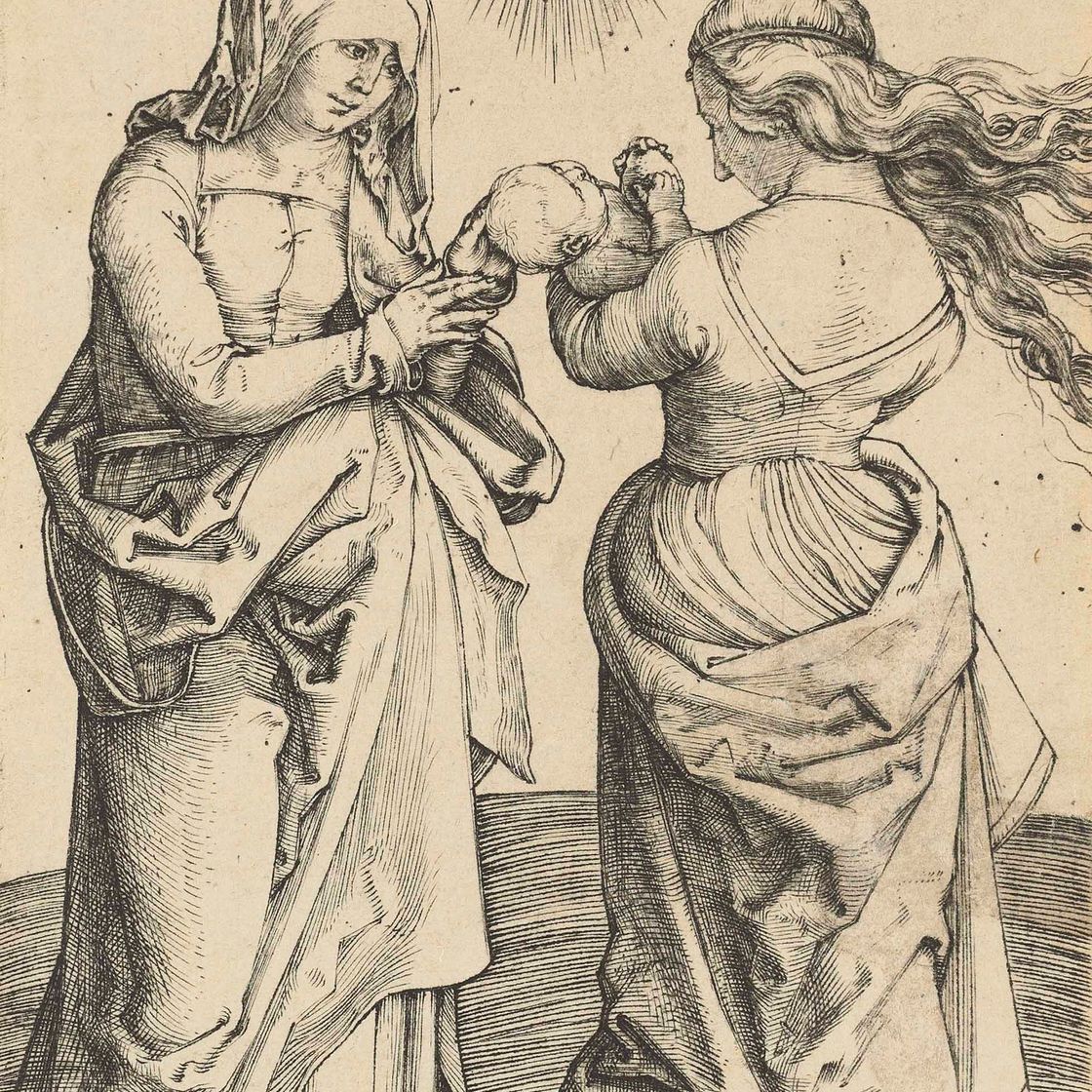 Albrecht Dürer — Богородица с младенцем и святой Анной