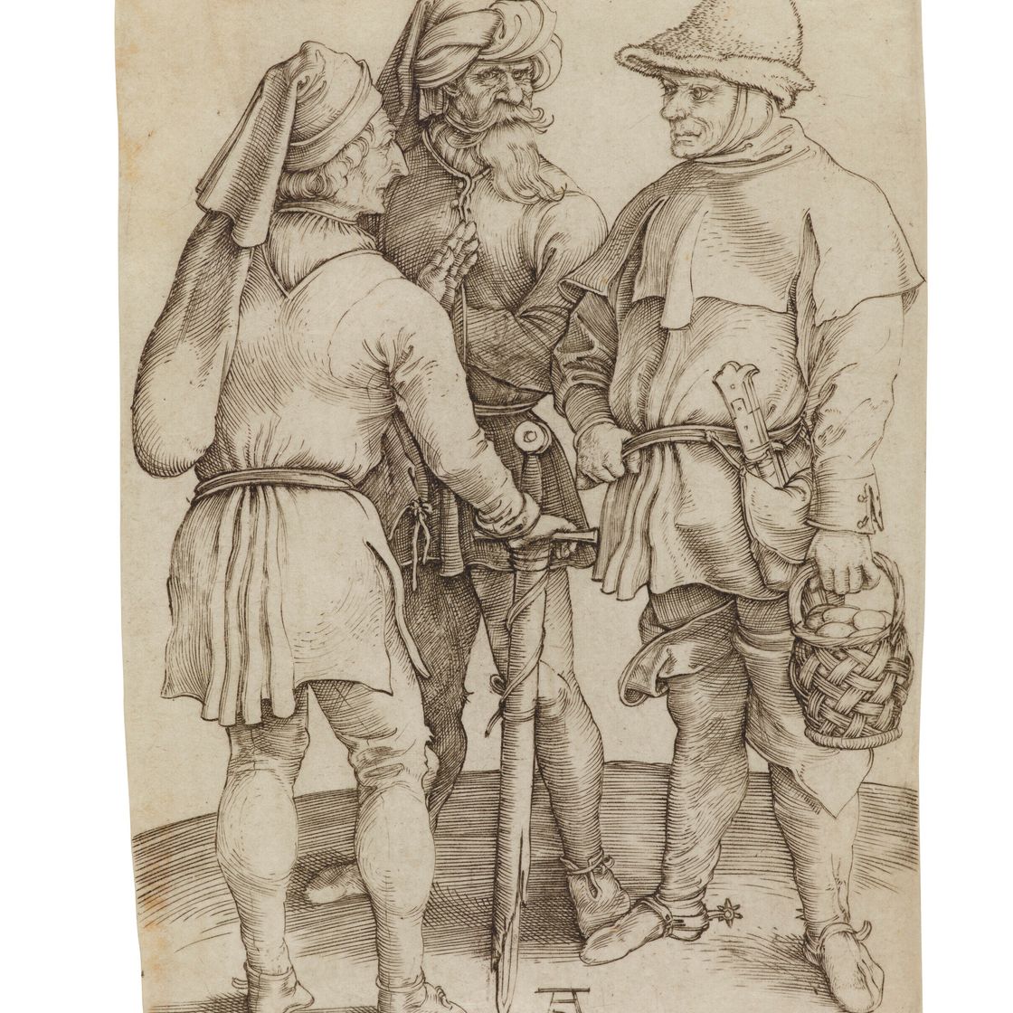 Albrecht Dürer — Трое крестьян