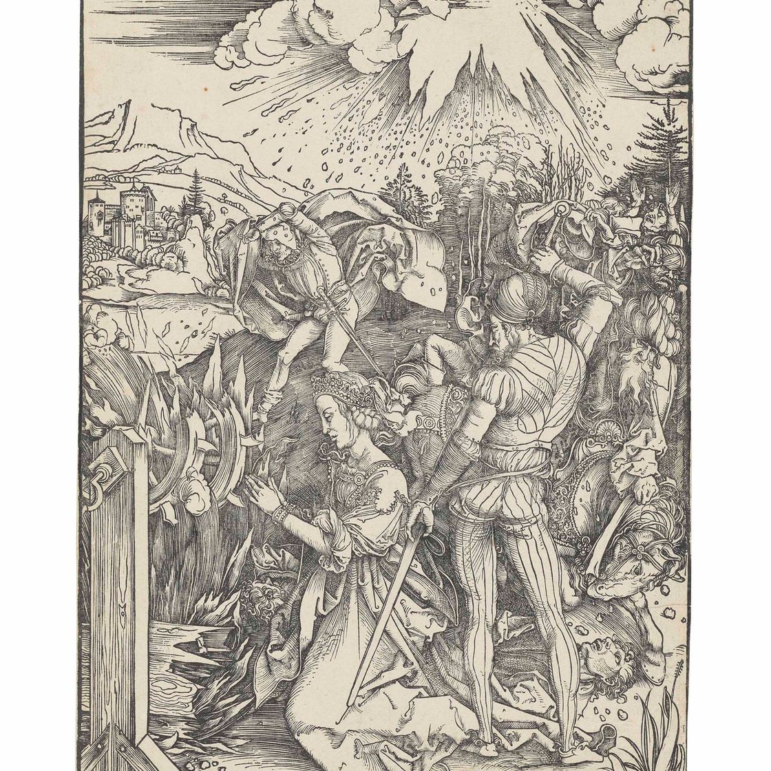 Albrecht Dürer — Мученическая смерть святой Екатерины