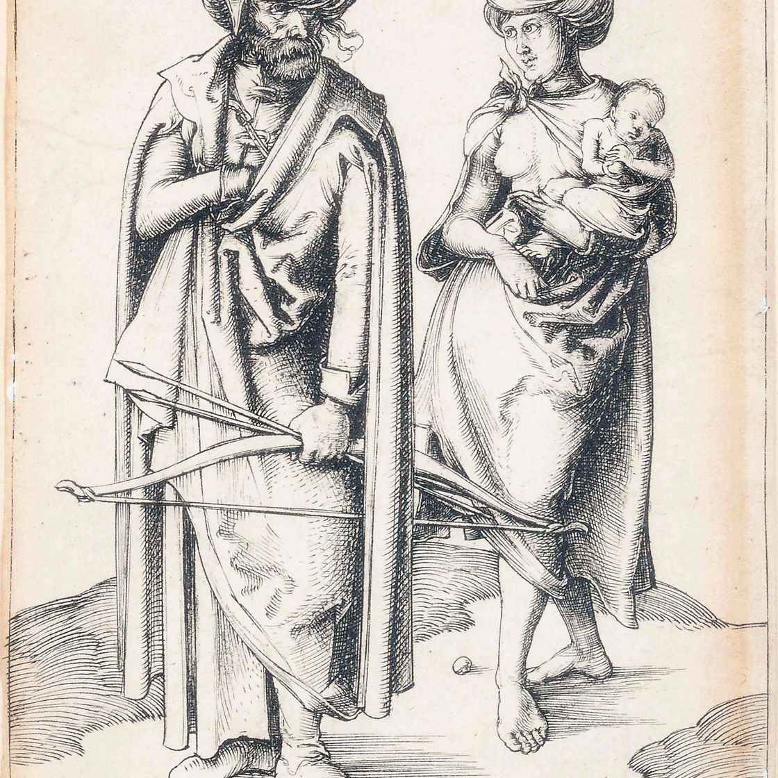 Albrecht Dürer — Турецкая семья (Барч, 85 лет; Медер, Холстейн, 80 лет)
