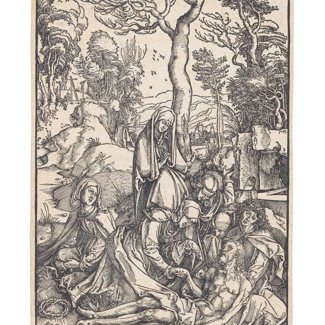 Albrecht Dürer — Плач, вызванный Большой Страстью
