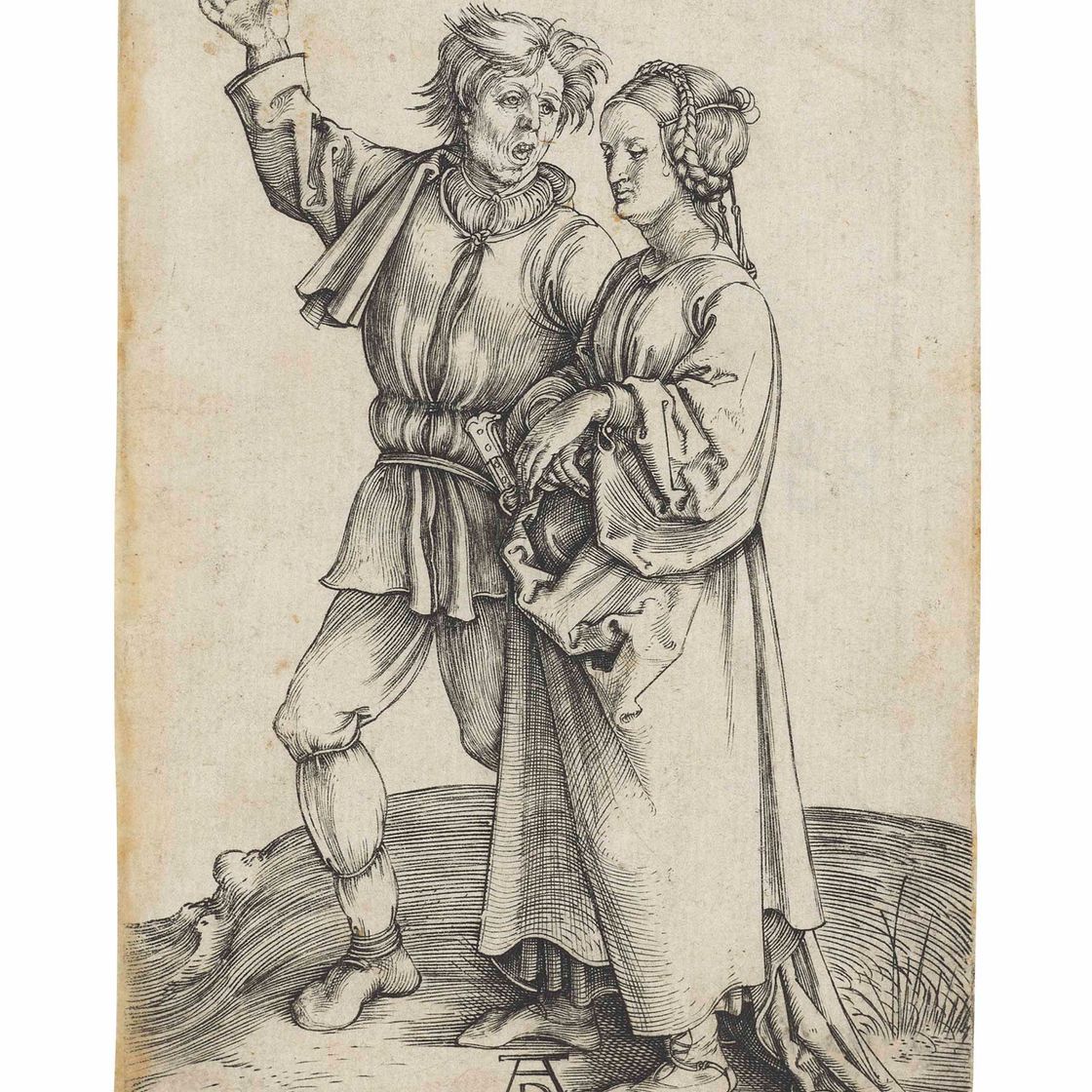 Albrecht Dürer — Крестьянин и его жена