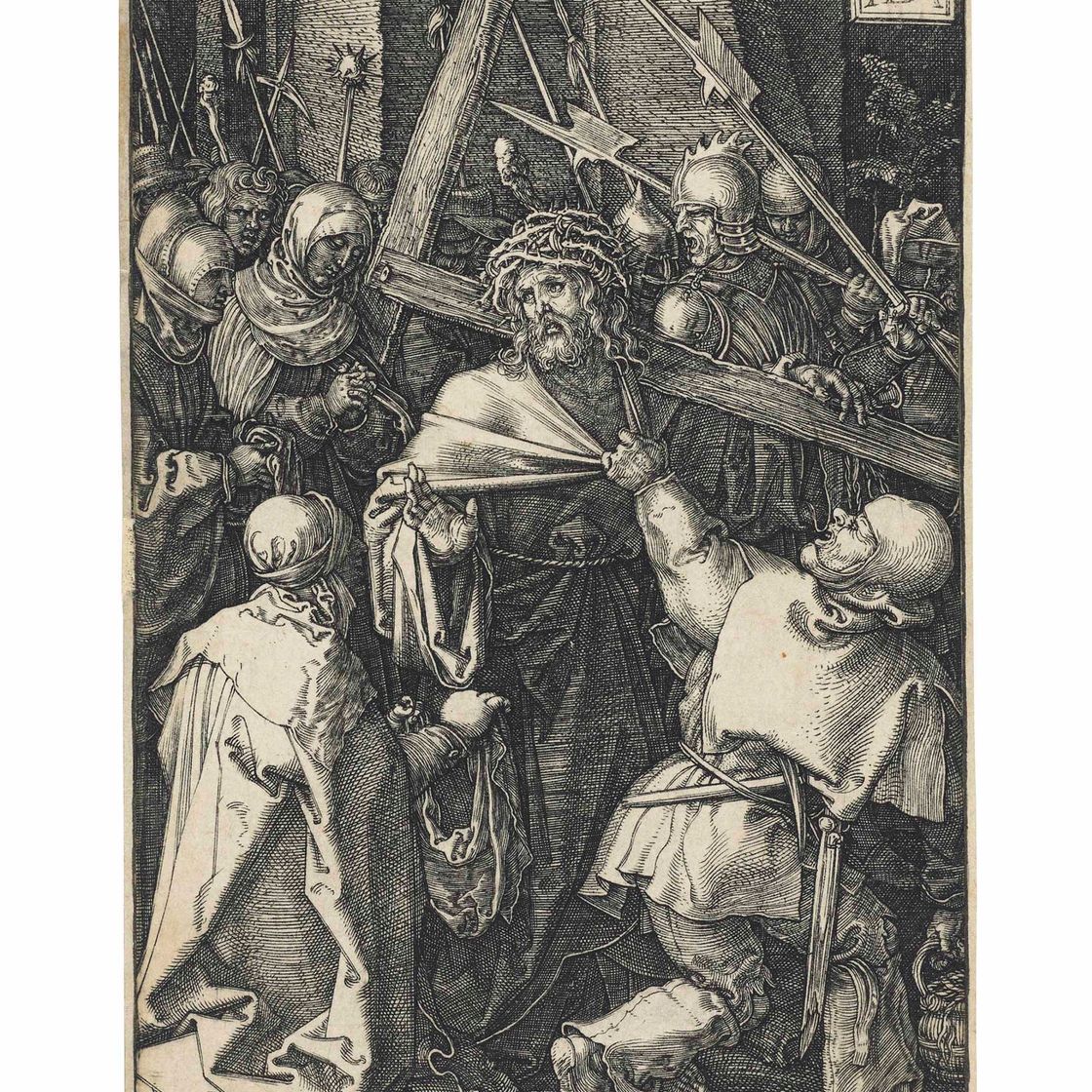 Albrecht Dürer — Христос, несущий крест, с гравюры "Страсти Господни"