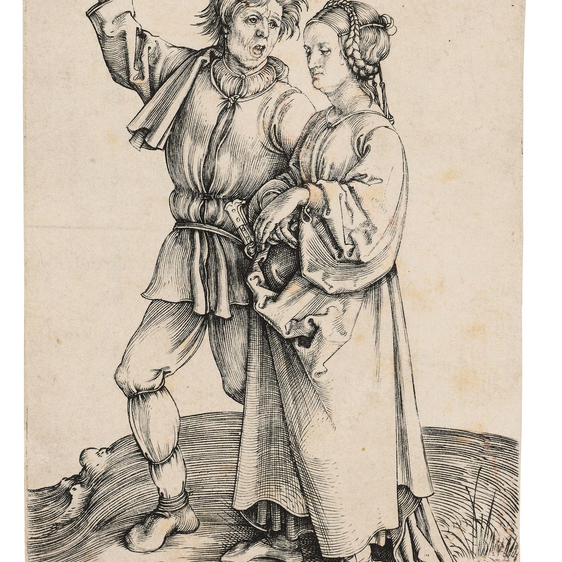 Albrecht Dürer — Крестьянин и его жена