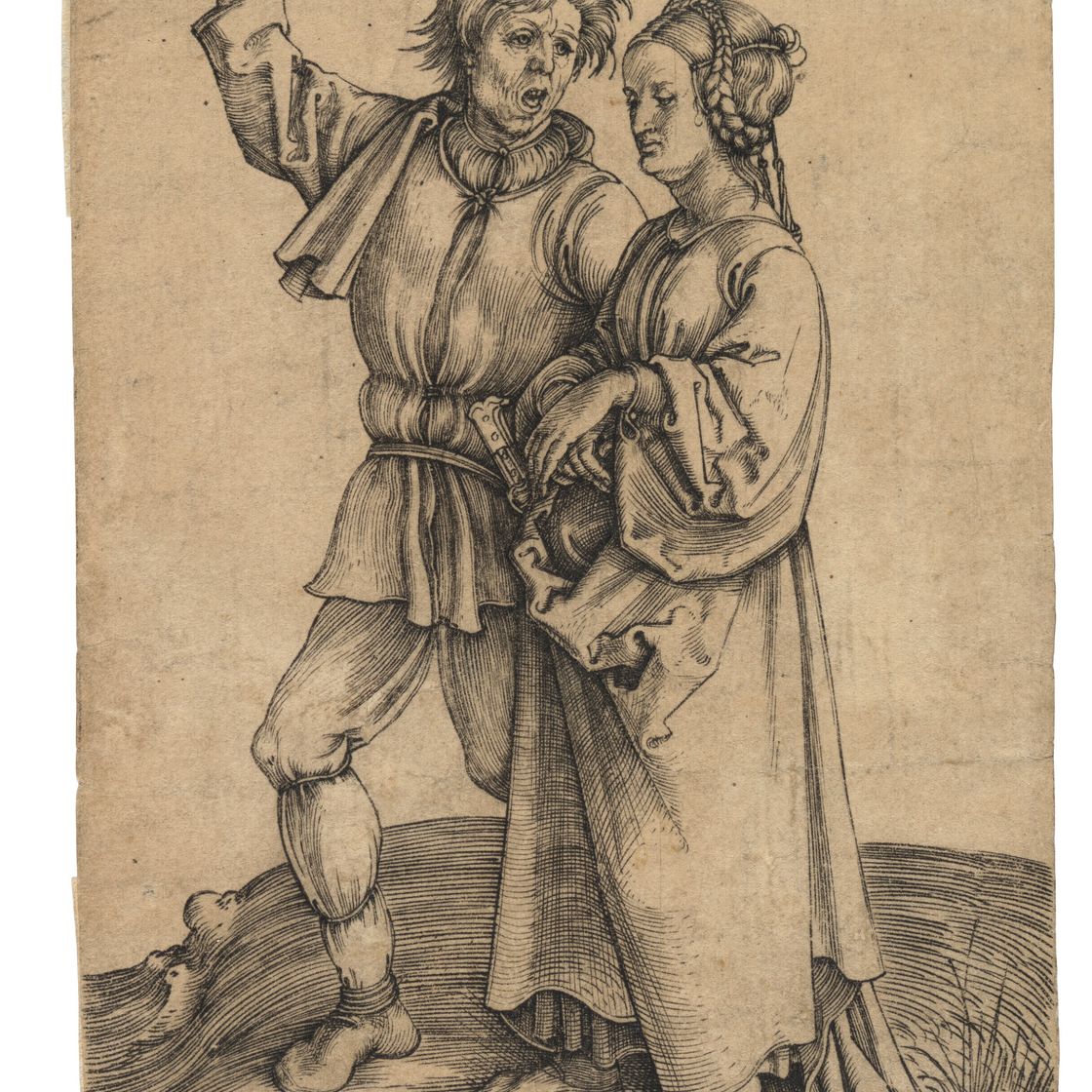 Albrecht Dürer — Крестьянин и его жена