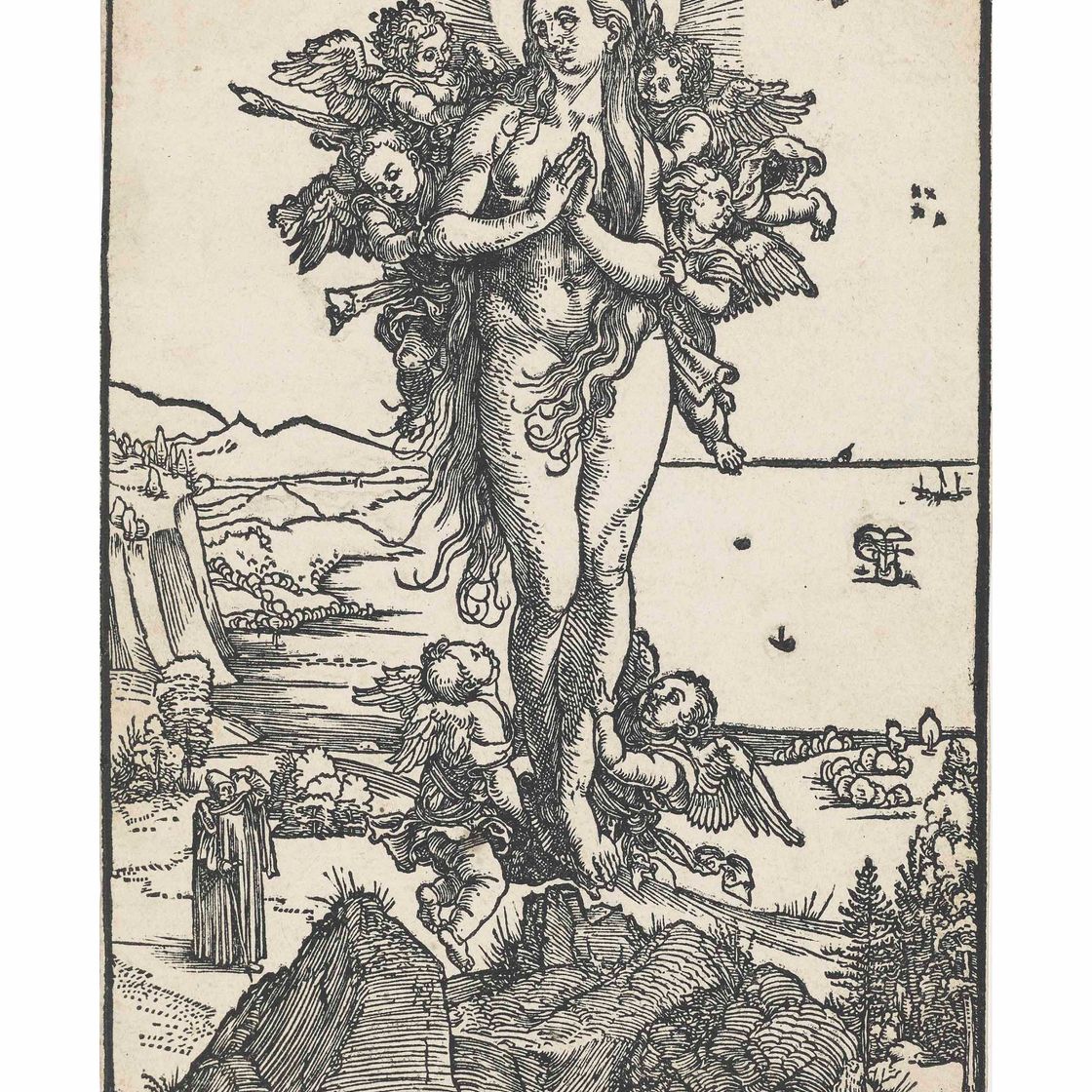 Albrecht Dürer — Возвышение святой Марии Магдалины