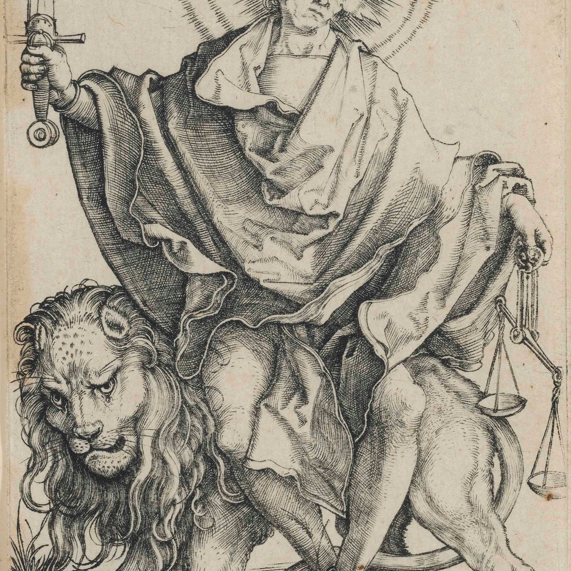 Albrecht Dürer — Сол правосудия (Барч, 79; Медер, Холстейн, 73; Шох, Менде и Шербаум по 23)