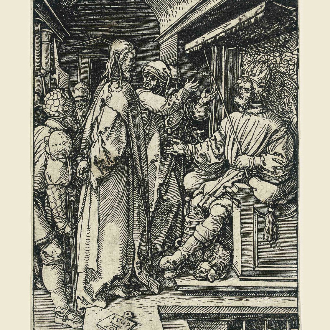 Albrecht Dürer — Семь пластинок из серии "Страсти по малой гравюре на дереве" (Б. 32-38; М., Зал. 141-147; С.М.С. 202-208)