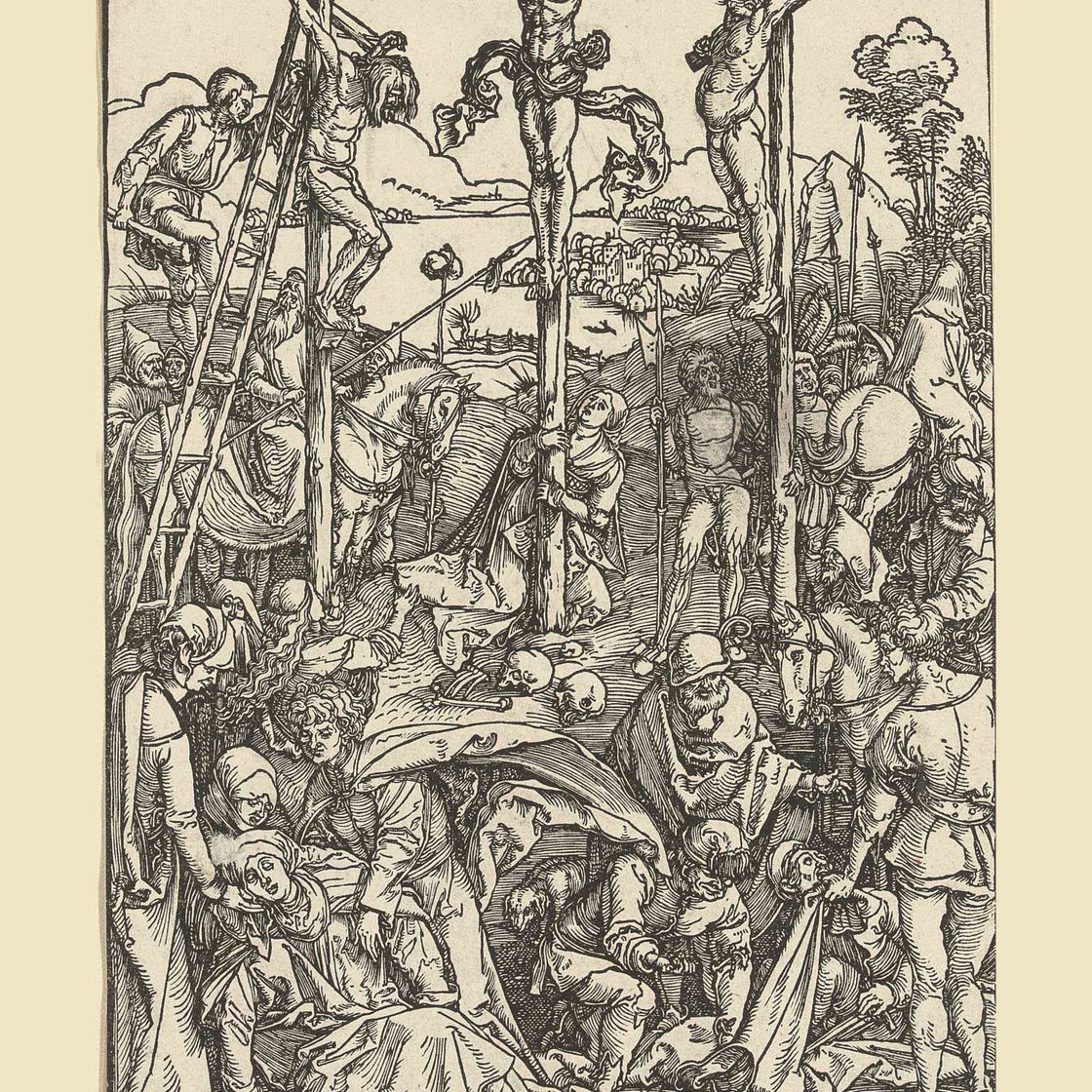 Albrecht Dürer — Голгофа с тремя крестами (т. 59; М., Зал. 180; С.М.С. 131)