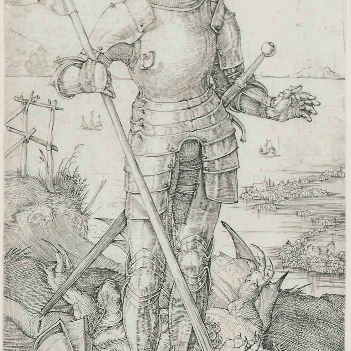 Albrecht Dürer — Пеший марш Святого Георгия (Барч, 53; Медер, Холштайн, 55; Шох, Менде и Шербаум, 34)