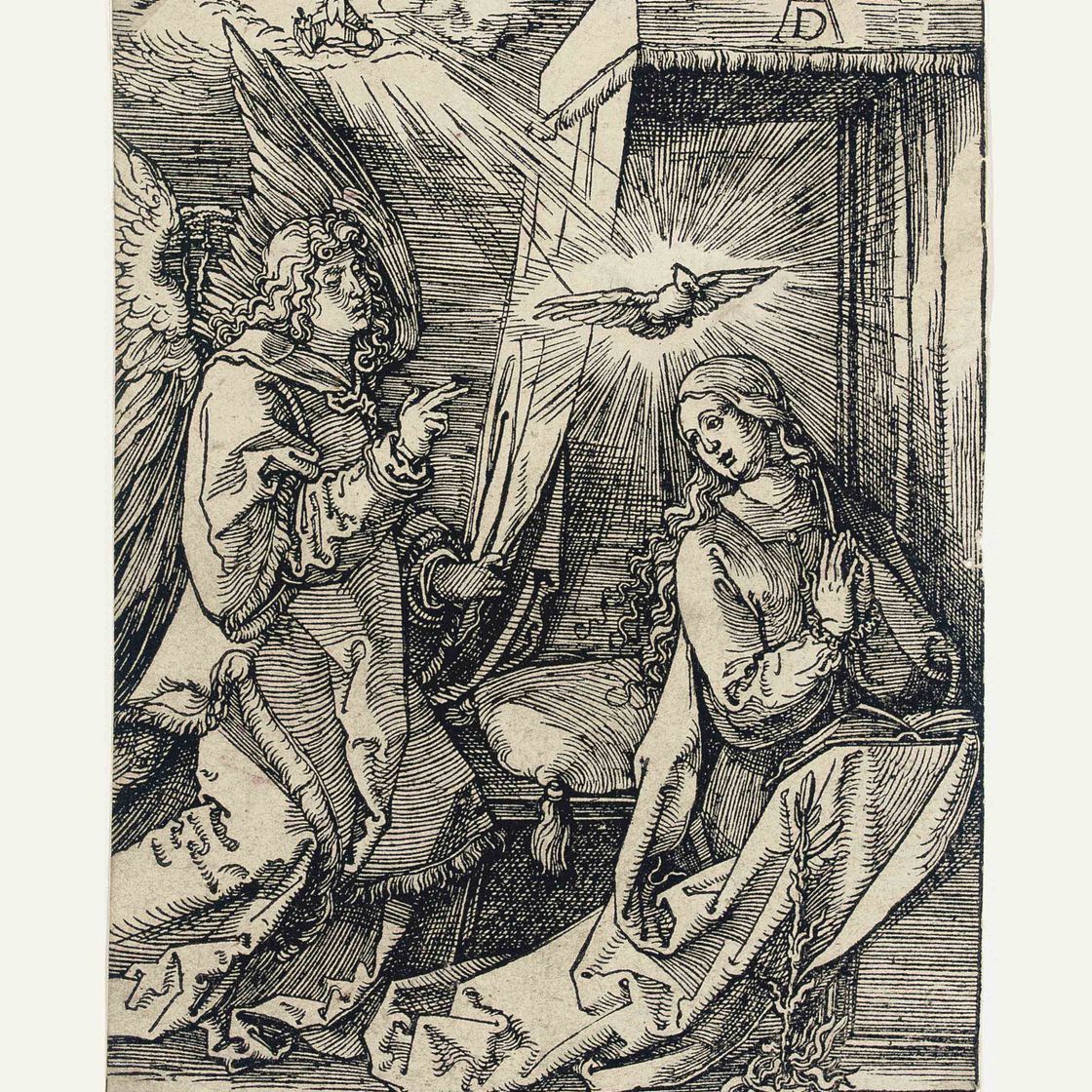 Albrecht Dürer — Шесть пластинок из серии "Страсти по малой гравюре на дереве" (т. 19, 21, 24-26; М., Хол. 128, 132-135; С.М.С. 189, 193-196)