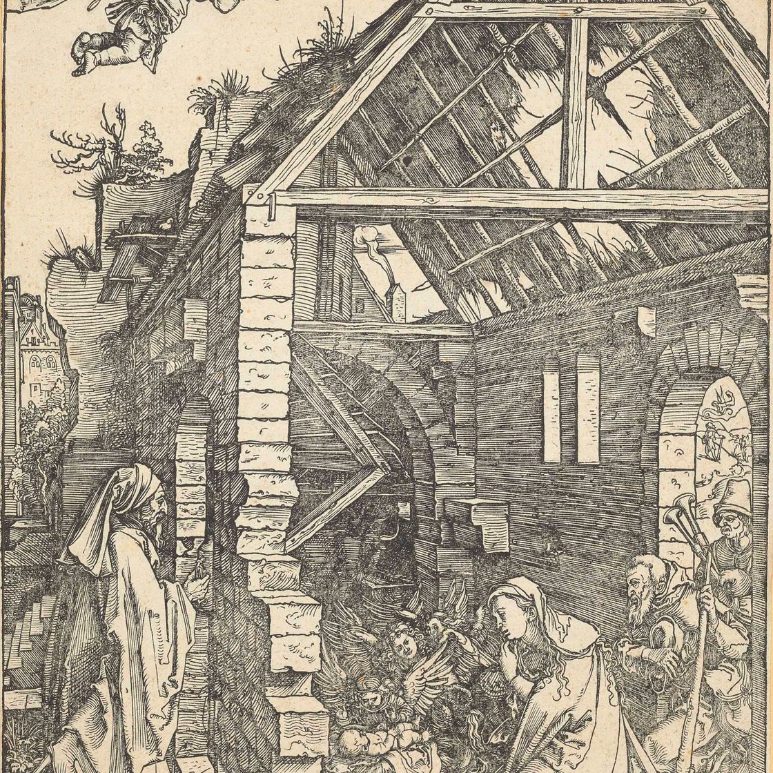 Albrecht Dürer — Рождество Христово, из книги "Жизнь Девы Марии"