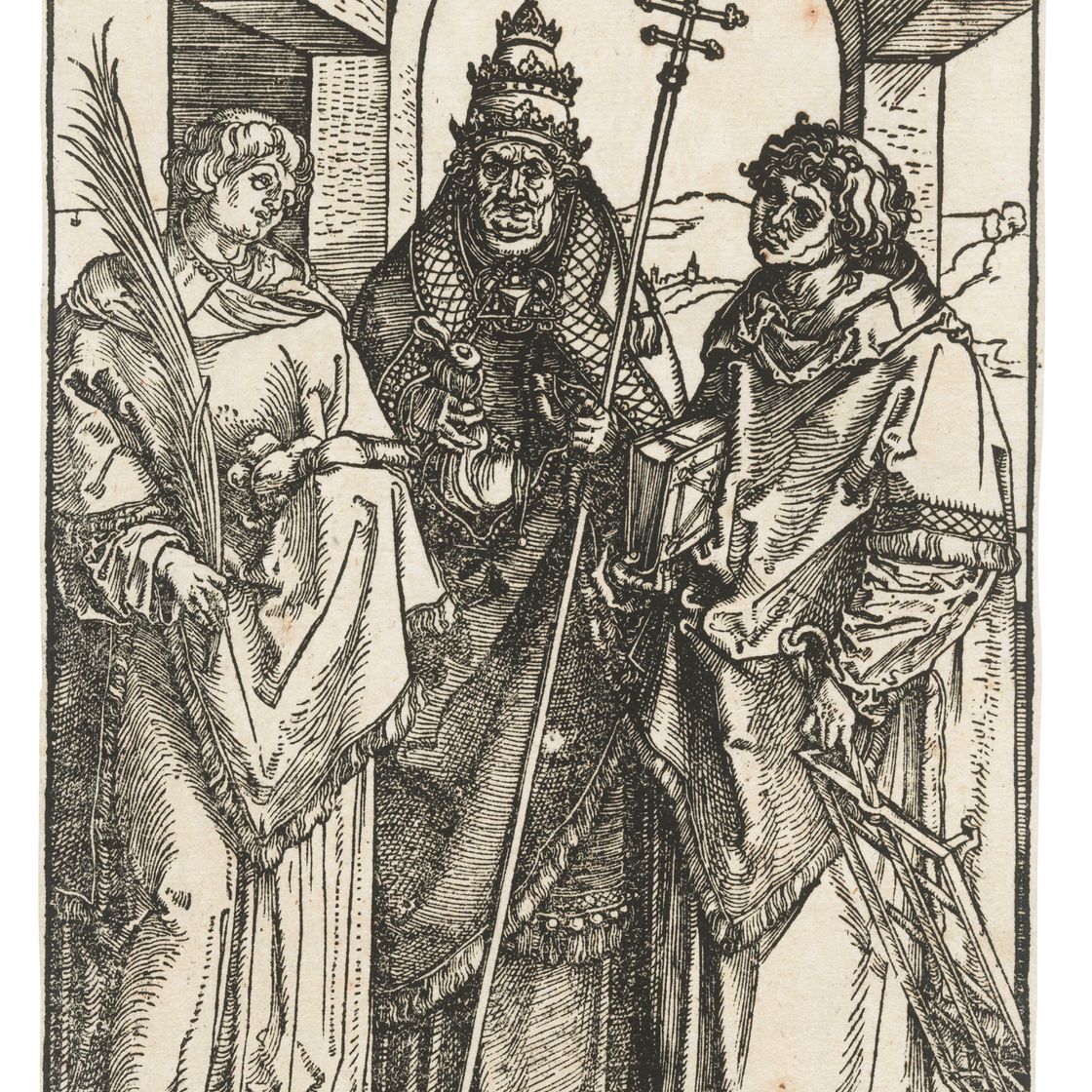Albrecht Dürer — Святые Стефан, Сикст и Лаврентий, изображение 1