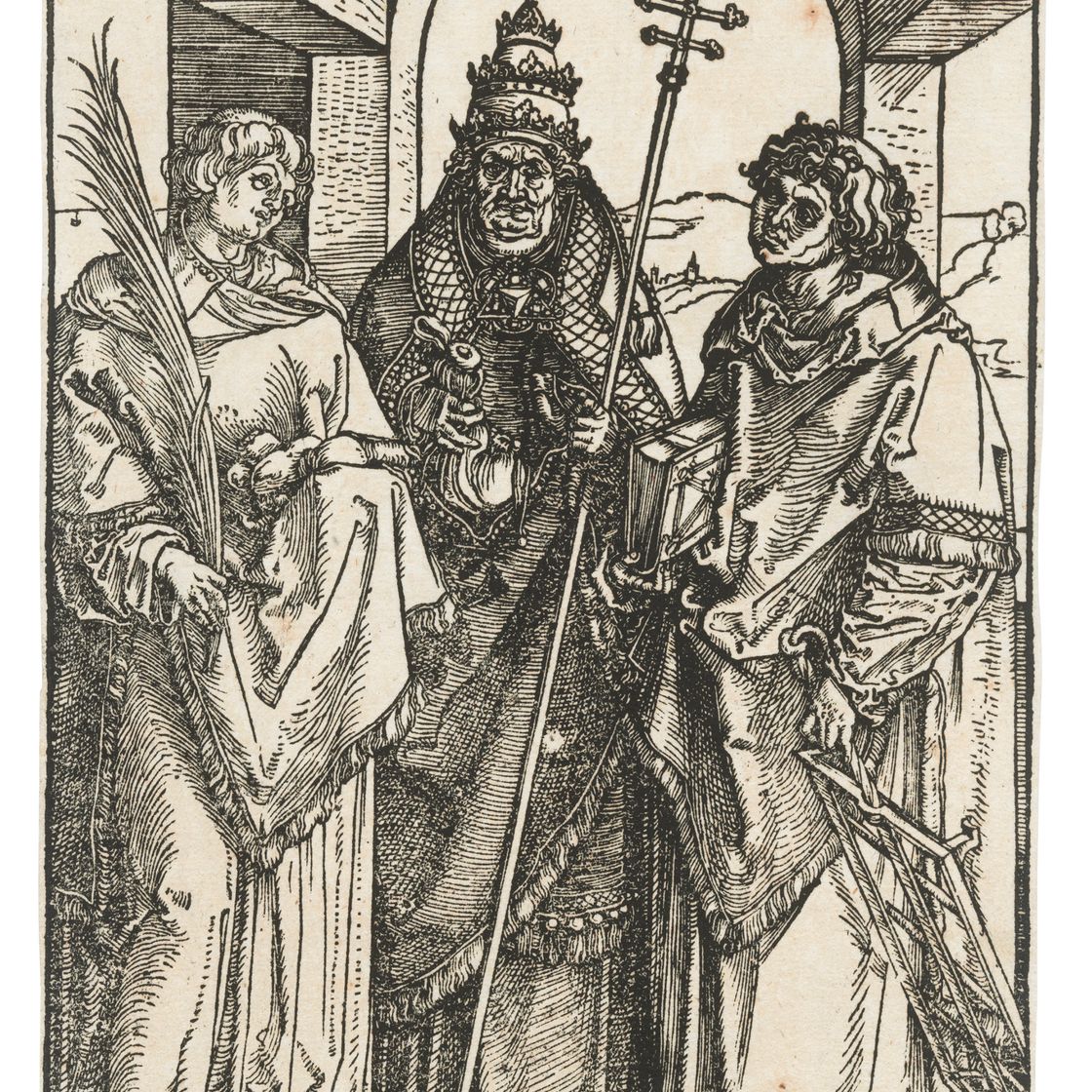 Albrecht Dürer — Святые Стефан, Сикст и Лаврентий, изображение 2