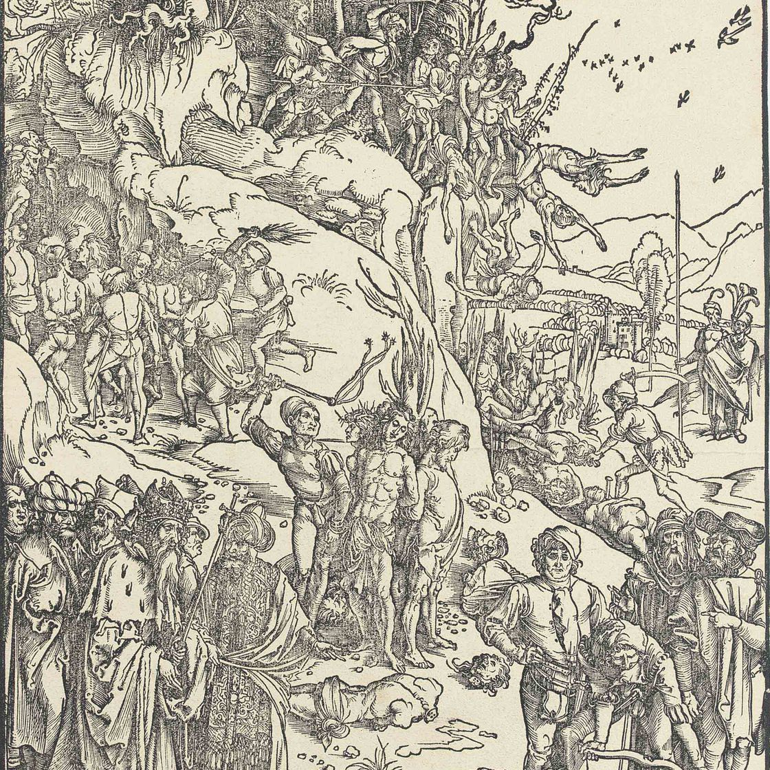 Albrecht Dürer — Мученичество десяти тысяч (Б. 117; М., гл. 218; С.М.С. 104)