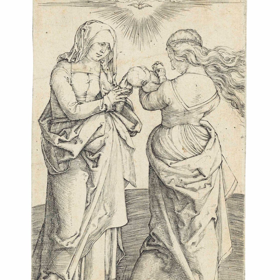 Albrecht Dürer — Богородица с младенцем и святой Анной