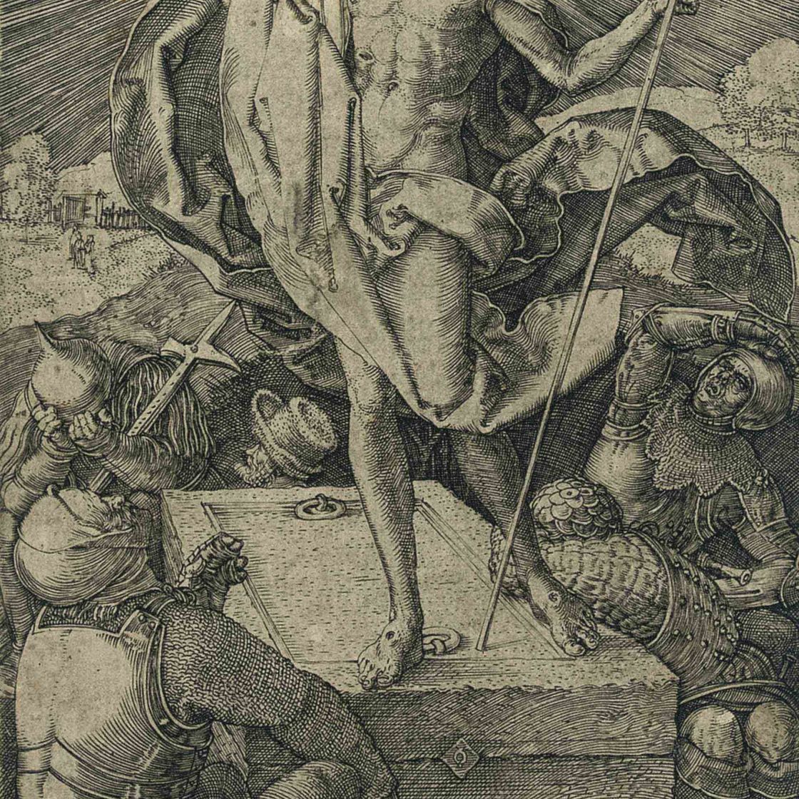 Albrecht Dürer — Воскрешение из "Страстей господних" (Б., М., Зал 17, С.М.С. 58)