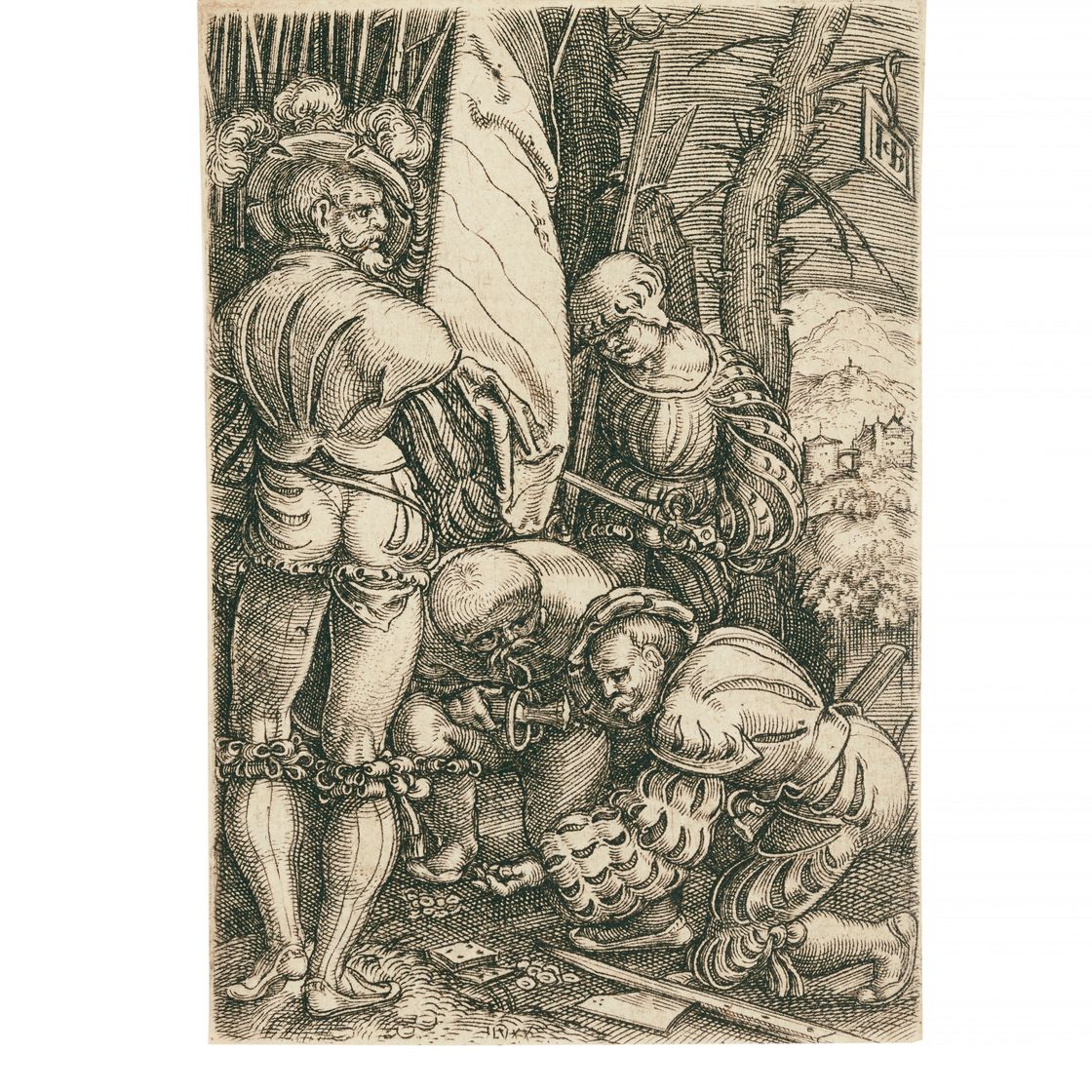 Albrecht Dürer — Четверо пехотинцев играют в кости, изображение 3