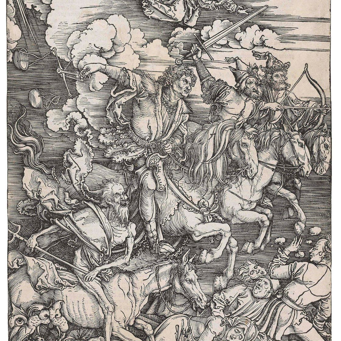 Albrecht Dürer — Четыре всадника из фильма "Апокалипсис"