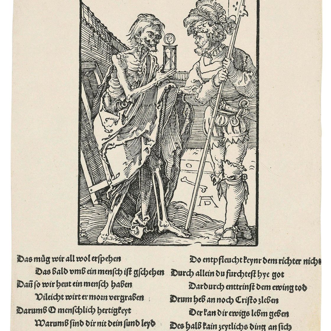 Albrecht Dürer — Смерть и Ланскене