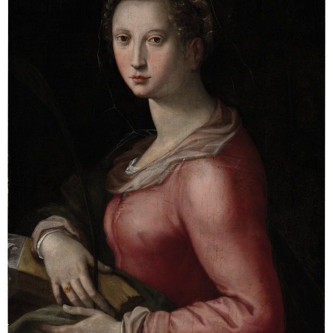 Alessandro Allori — Святая Екатерина