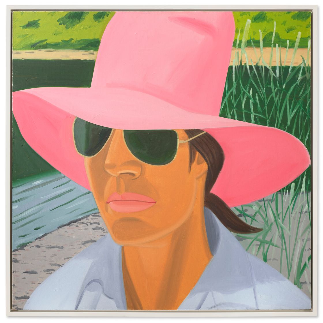 Alex Katz — Ада в розовой шляпке, изображение 2