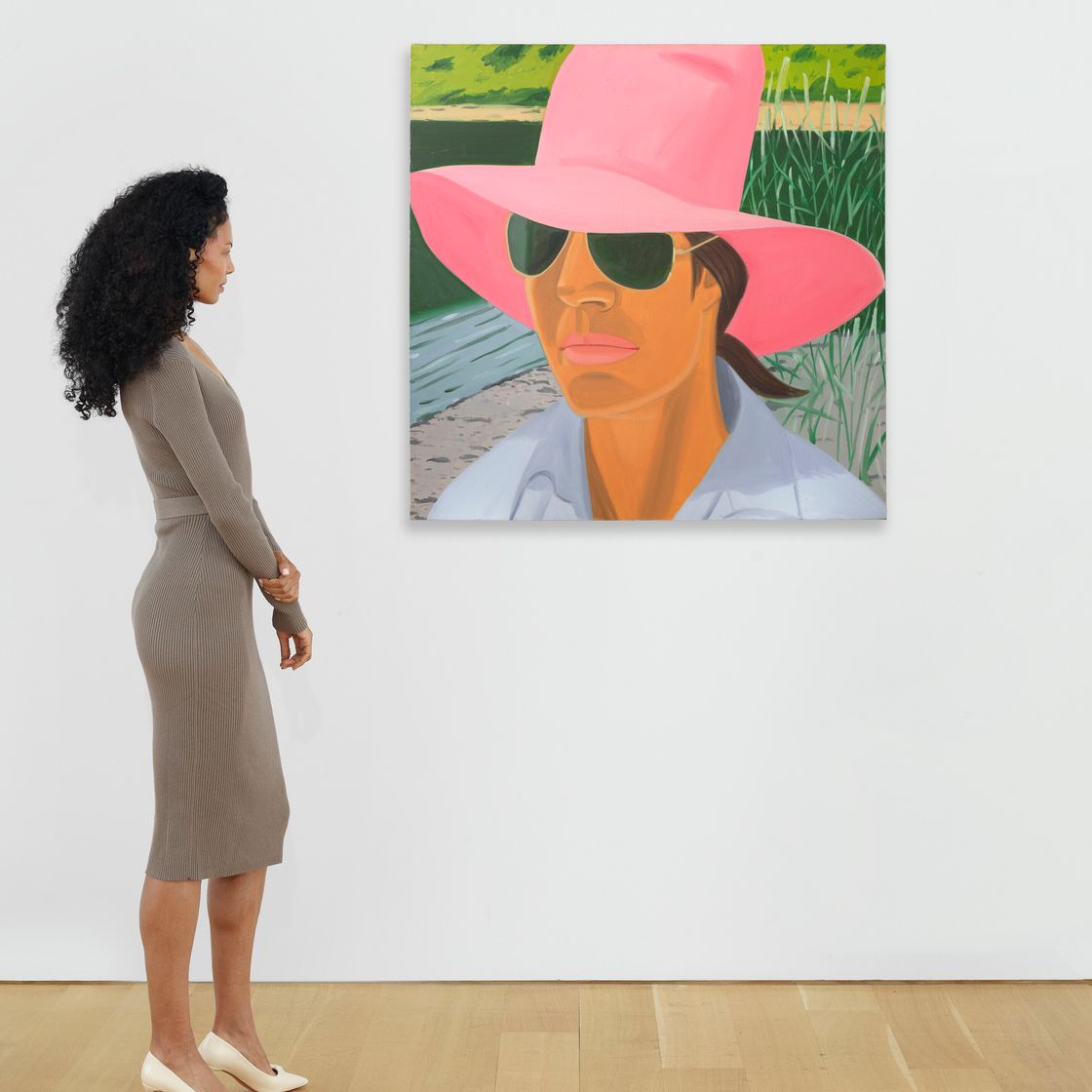 Alex Katz — Ада в розовой шляпке, изображение 4
