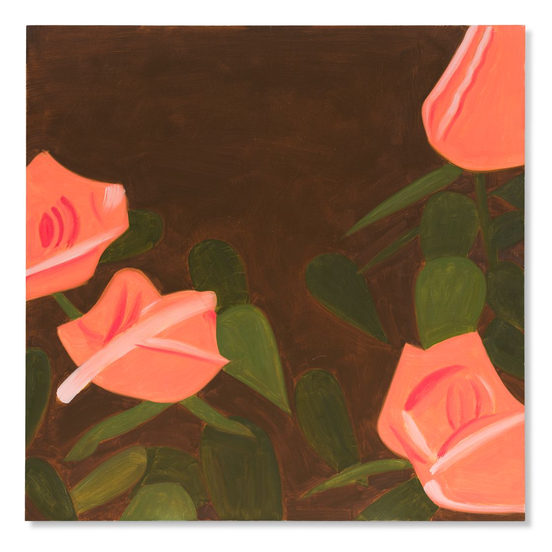 Alex Katz — Розовые розы 3, изображение 1