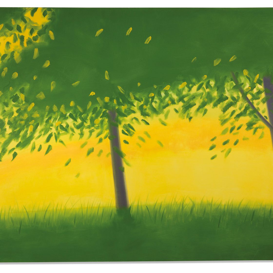 Alex Katz — Золотое поле №3, изображение 1