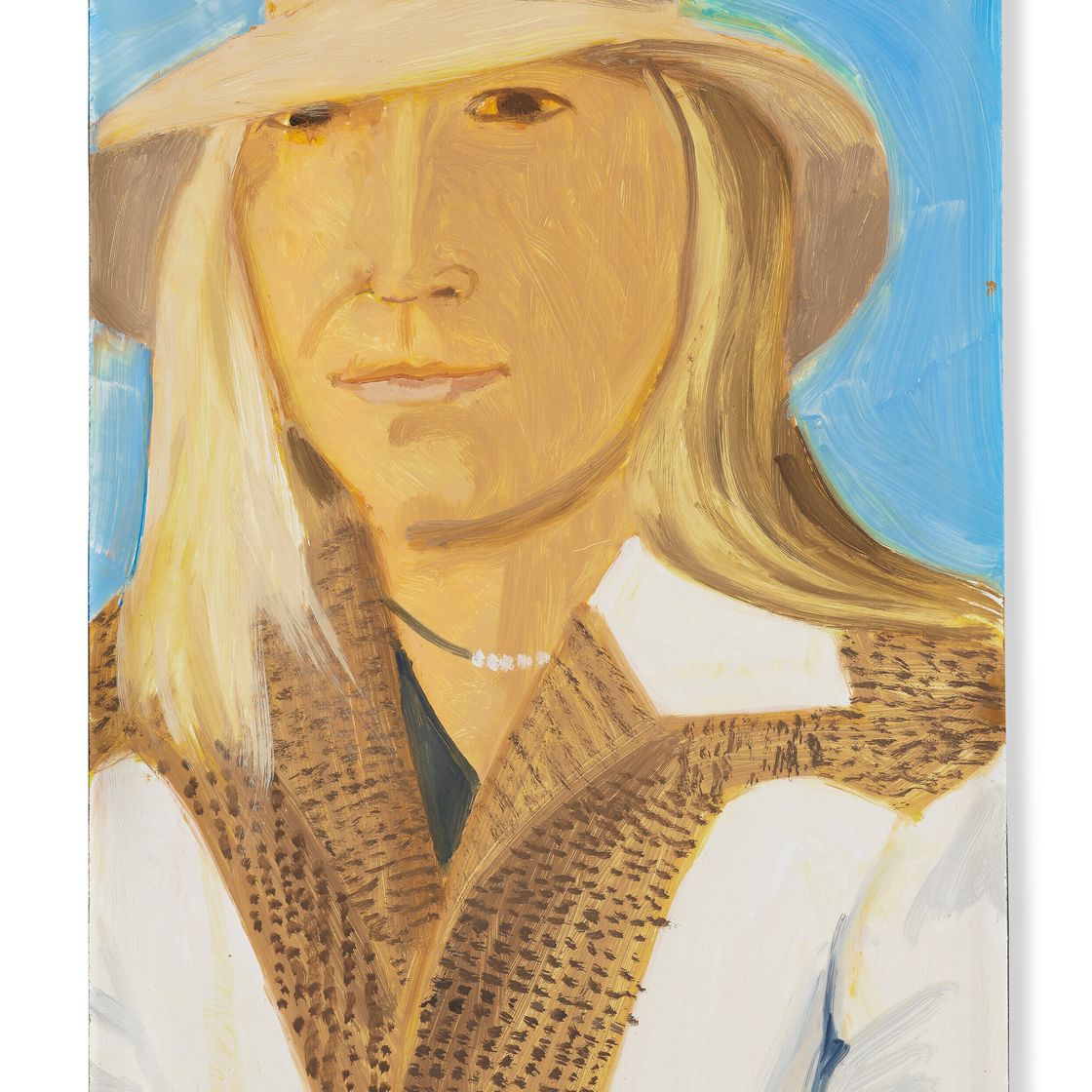 Alex Katz — Женщина в шляпе, изображение 1