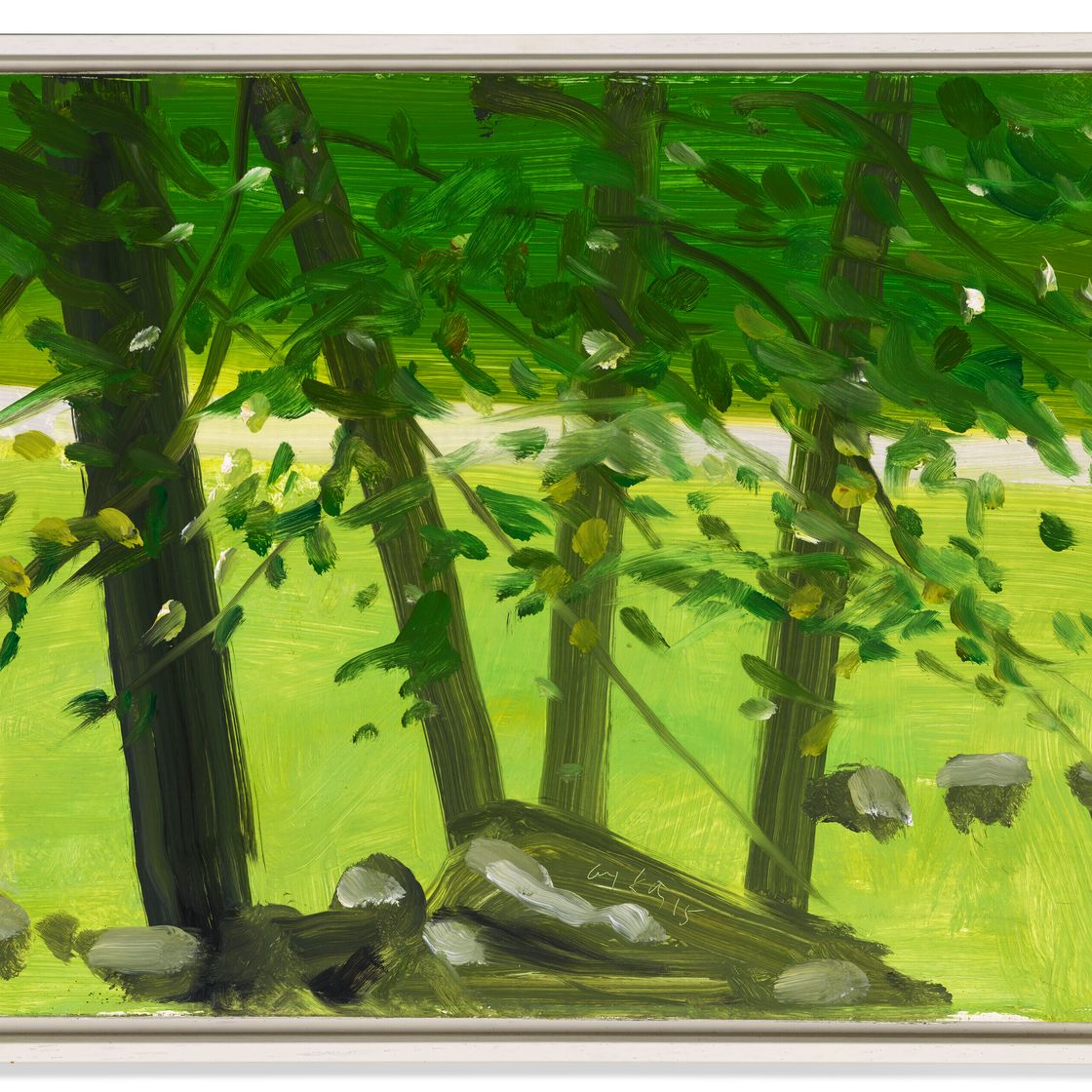 Alex Katz — Четыре дерева, изображение 2