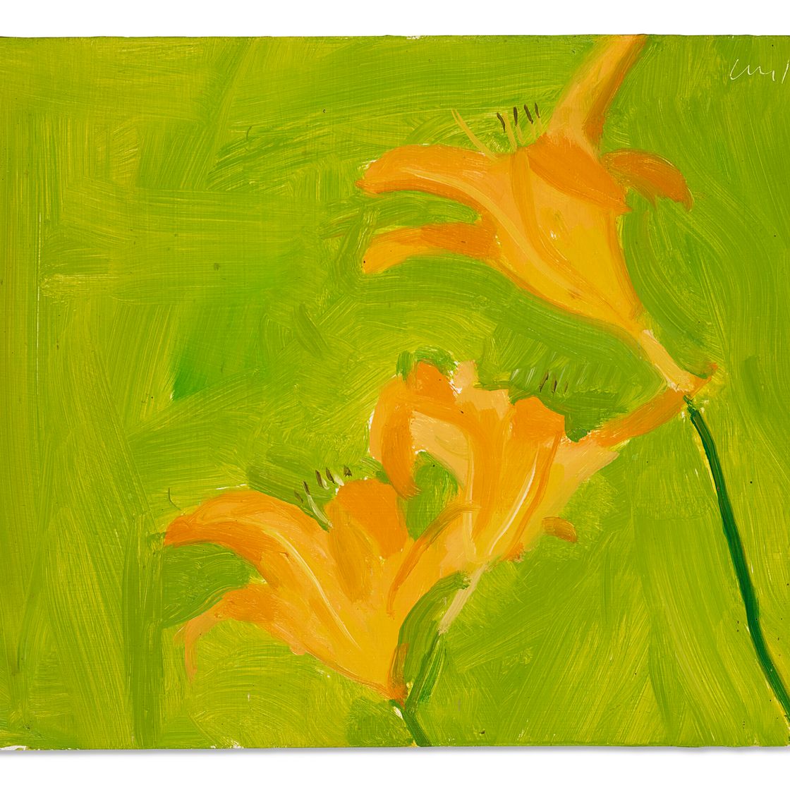 Alex Katz — Тигровые лилии, изображение 1